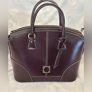 Dooney & Bourke Burgundy Leather Satchel